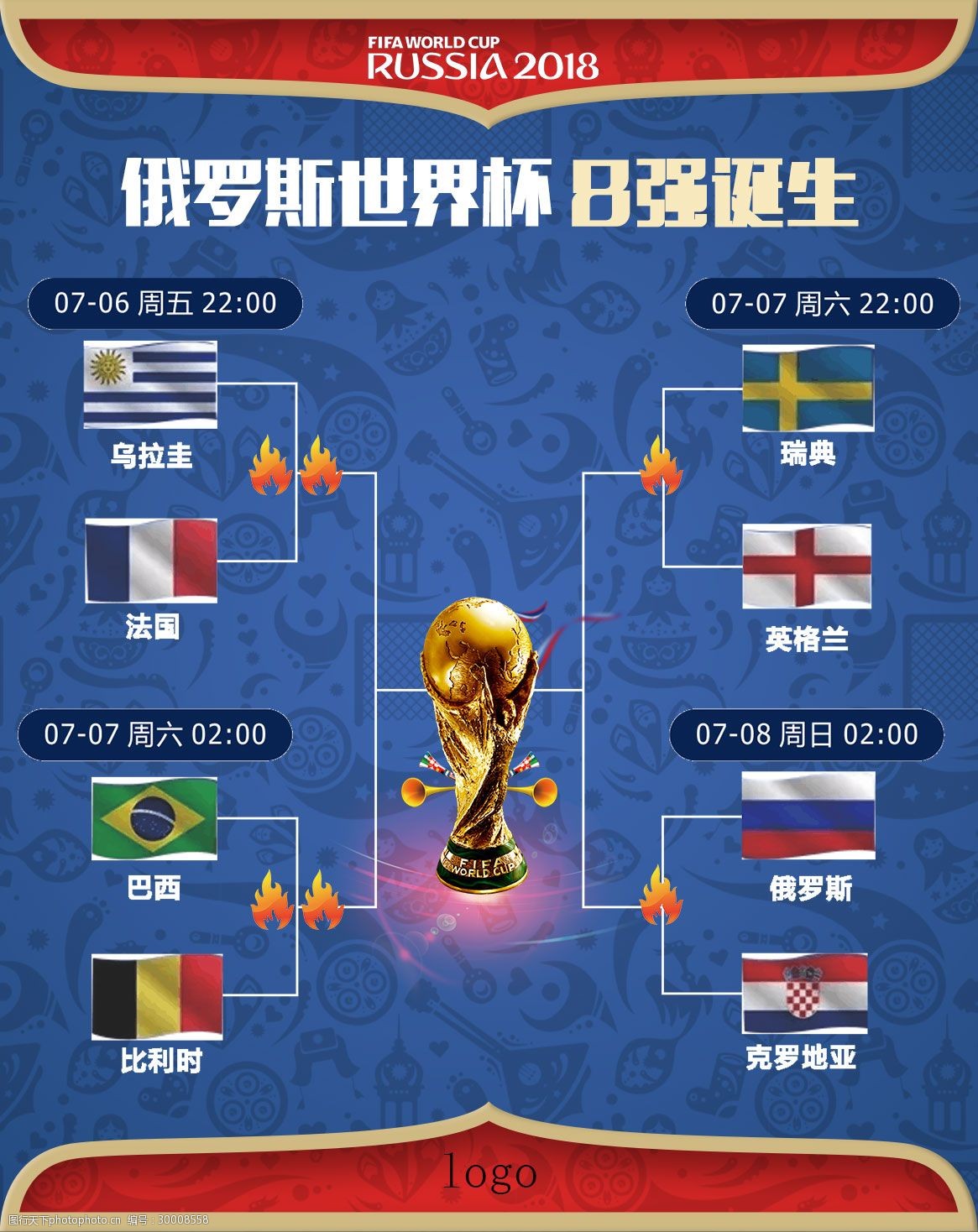 他的每一步
